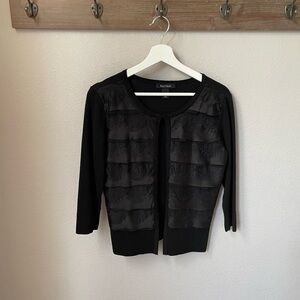 White House Black Market (WHBM) Black Cardigan